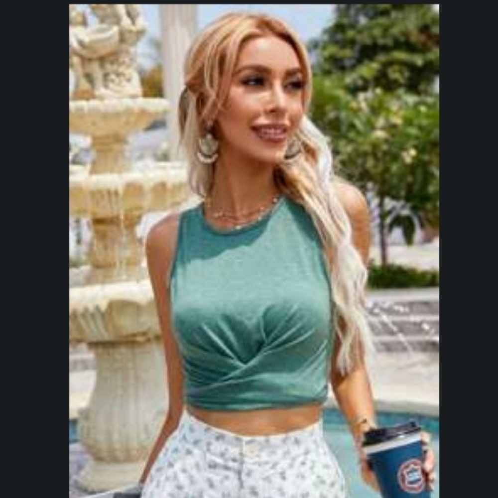 Shein Wrap Top